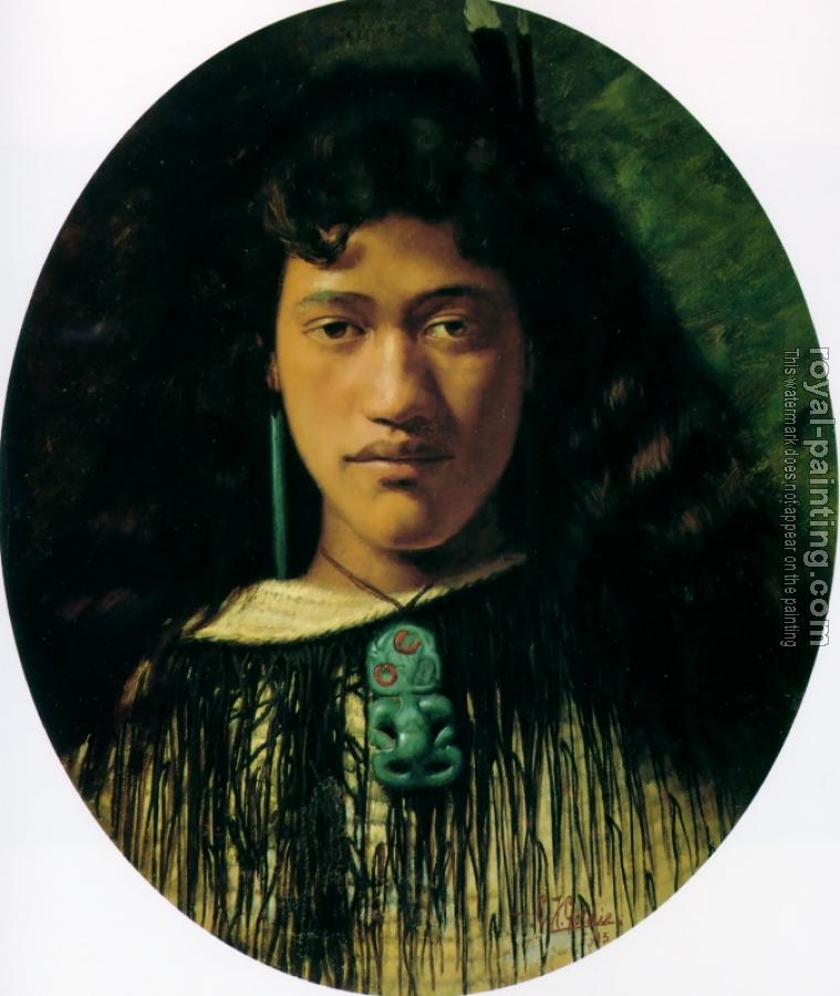 Charles Goldie : Hinemoa the belle of the Kainga